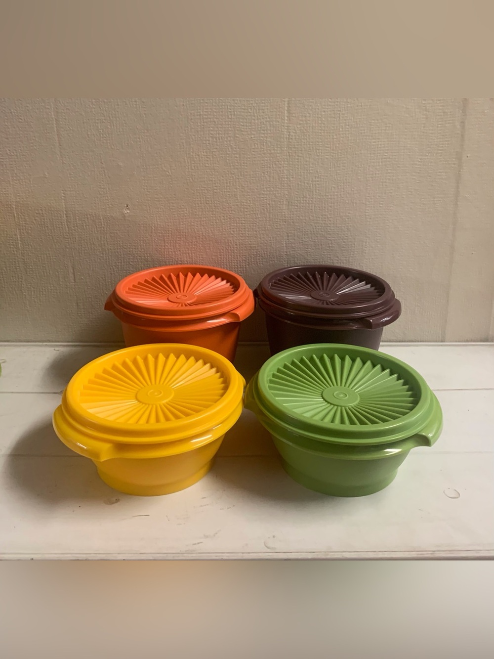 Tupperware Multi-Color Servalier Bowl and Storage Set - 8 Piece - Picture 4 of 9